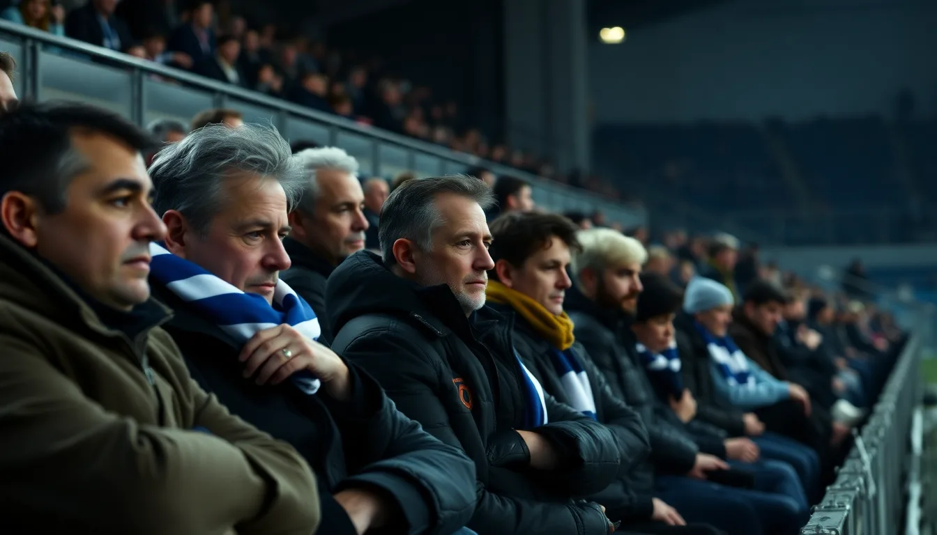 Joueurs de Dunkerque et Nancy sur le terrain