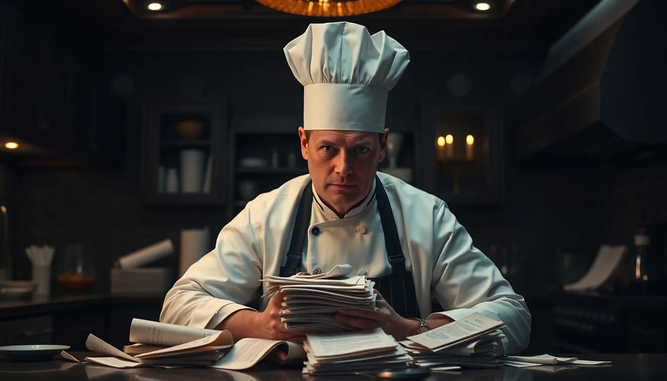 Tribunal et livres de recettes.