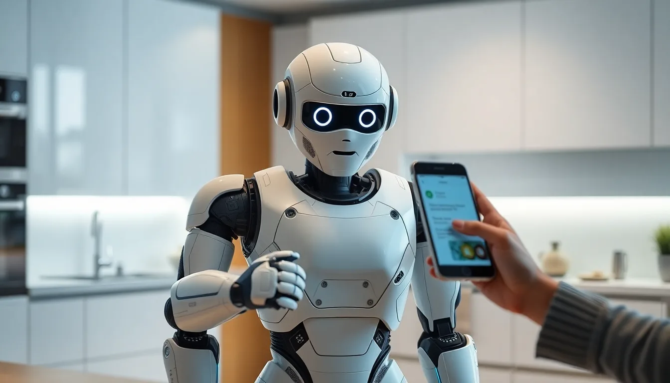 Un robot de cuisine avec une étiquette de rappel
