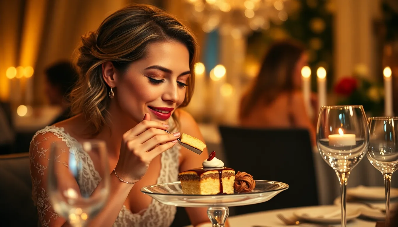 Dessert appétissant et réconfortant