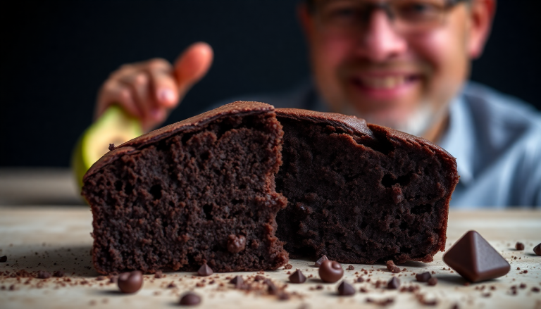 Brownie au chocolat fondant avec avocat Haas, recette de Norbert Tarayre