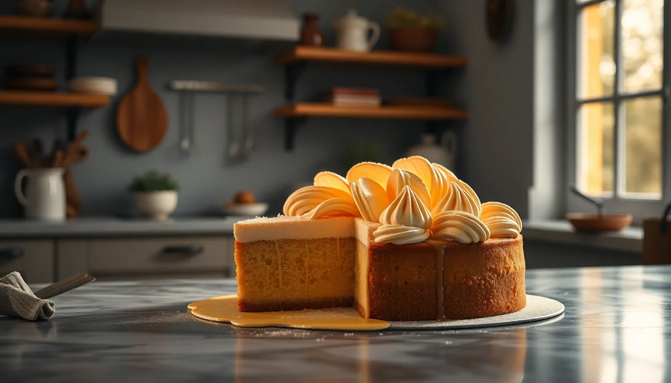 Un dessert exposé à la chaleur intense avec une note de fraîcheur perdue.