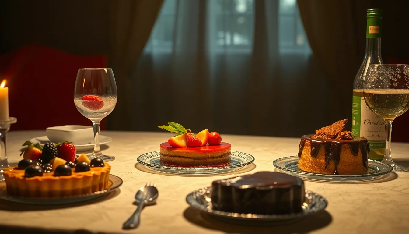 Une pâtisserie qui fond légèrement sous la chaleur