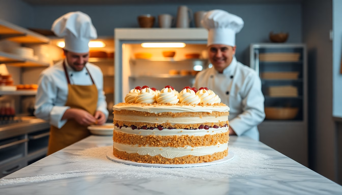 Un gâteau sans cuisson magnifiquement décoré, présenté comme une solution créative à une panne.