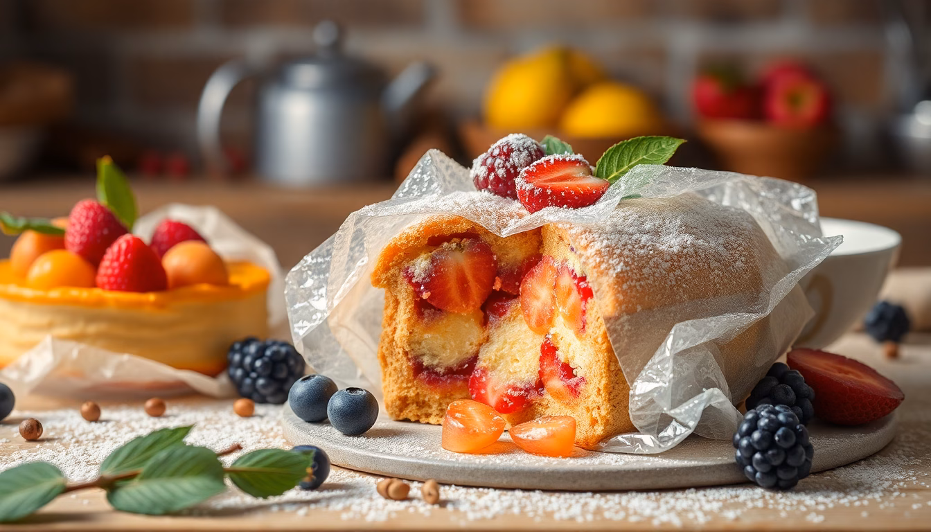 Plateau de fruits surgelés variés avec une étiquette de prix