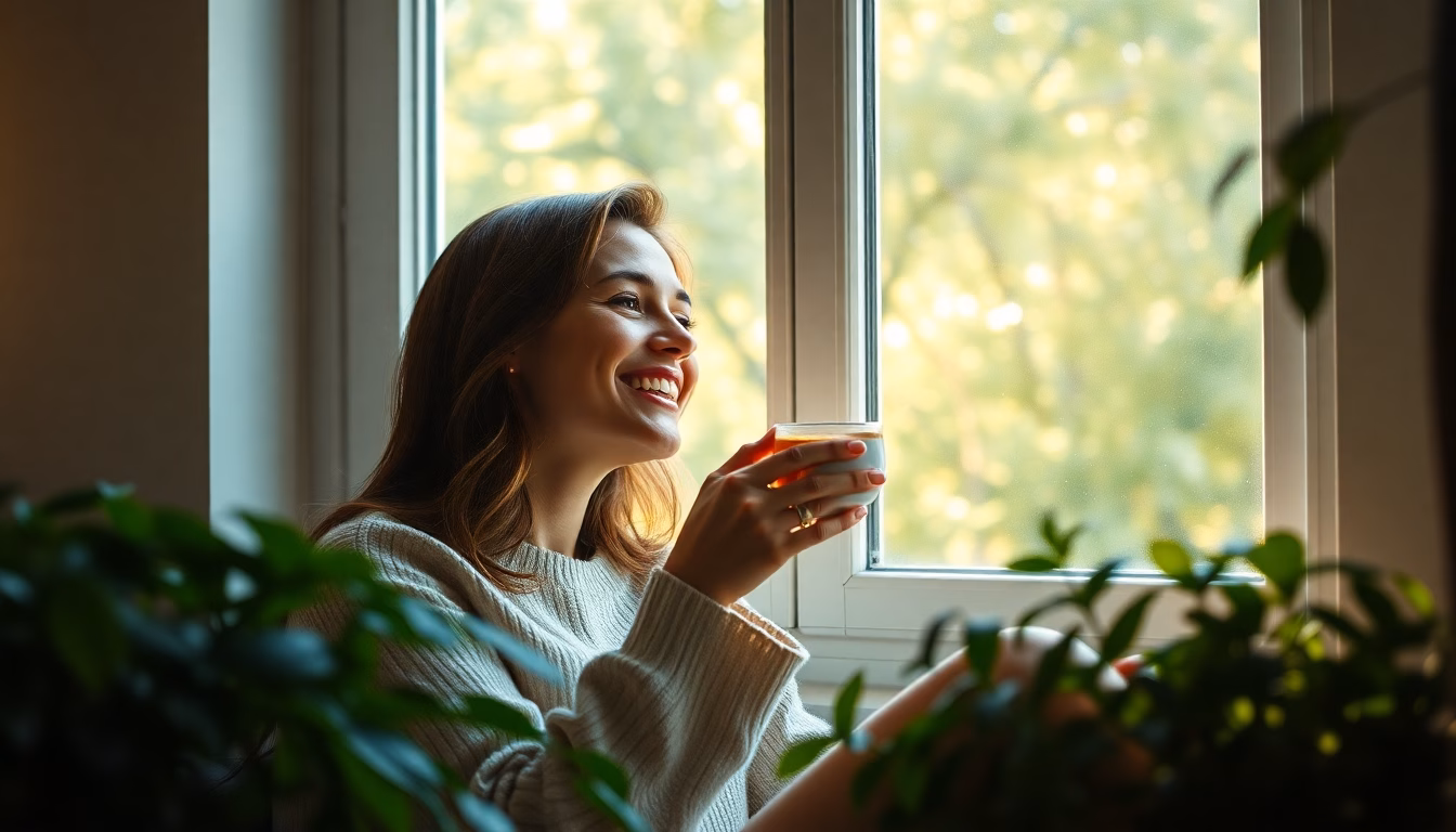 Méditation paisible au lever du soleil