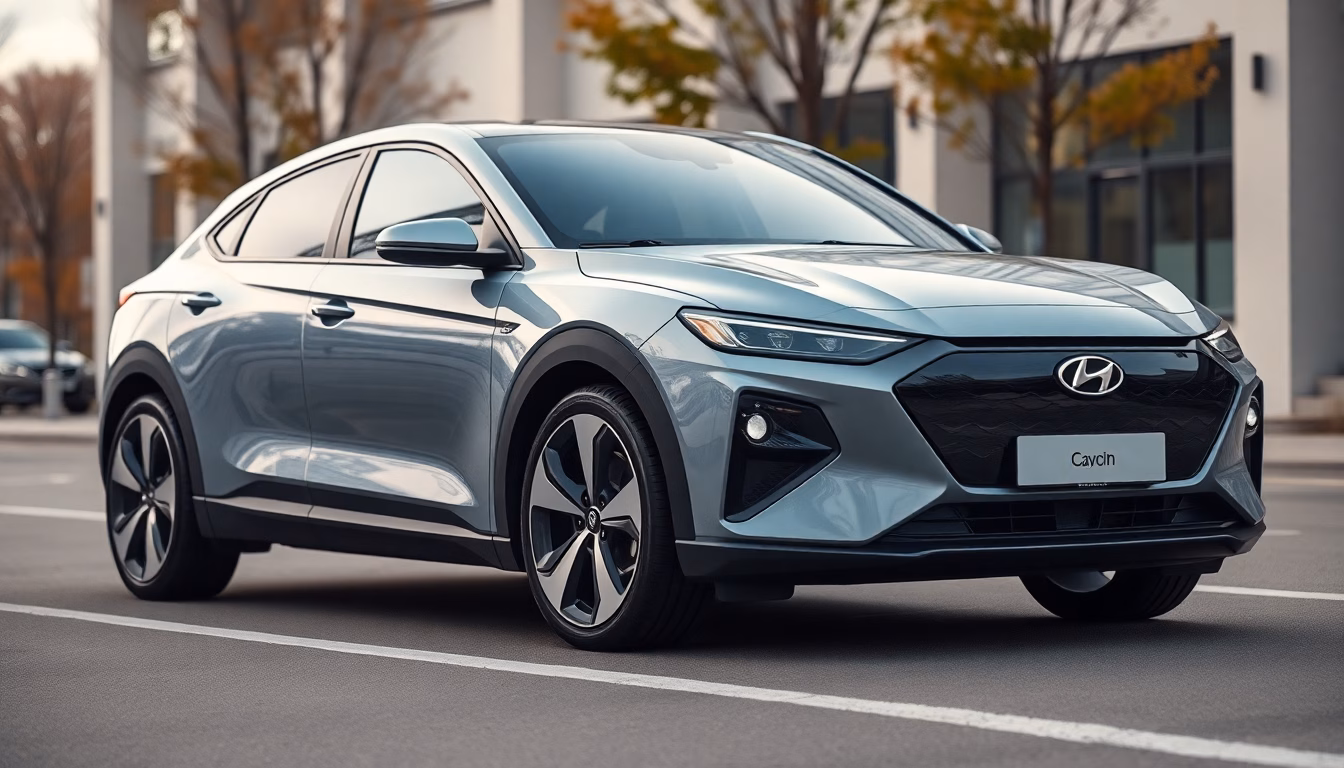 véhicule électrique futuriste Hyundai